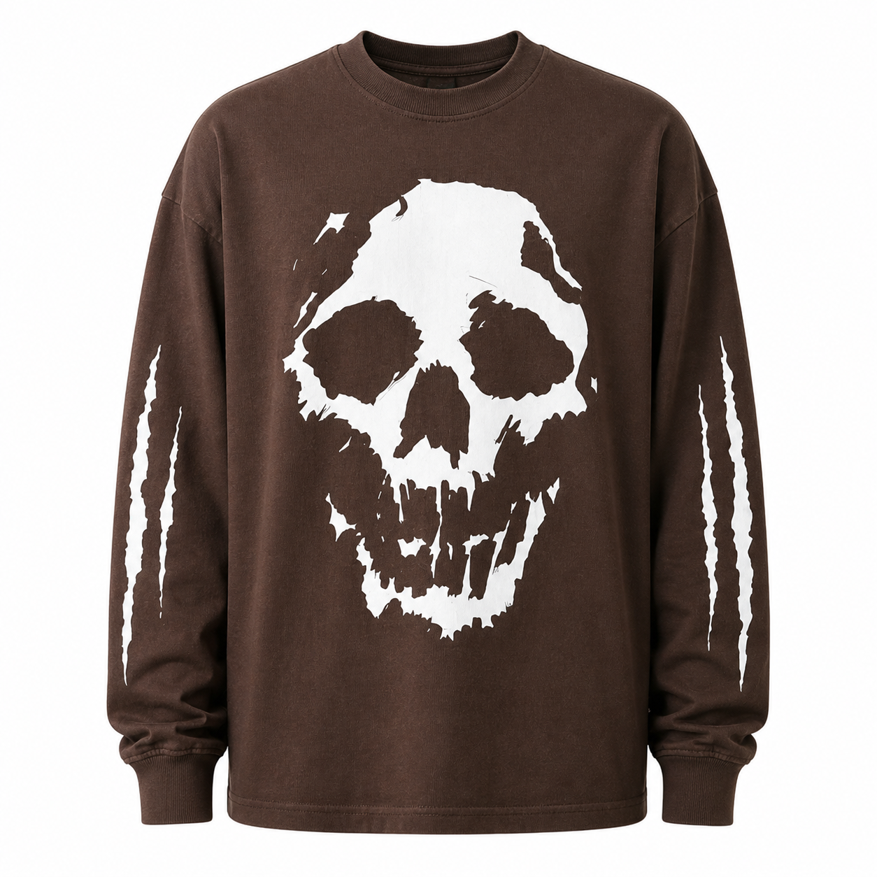 SCARS - Heavyweight Cotton Solid Color Long-Sleeve T-Shirt