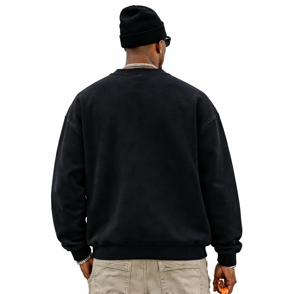 SCARS - Super Heavyweight Oversized Faded Sweatshirt