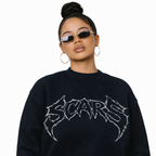 SCARS - Super Heavyweight Oversized Faded Sweatshirt