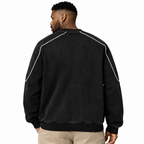SCARS - Mineral Wash Piping Raw Hem Sweatshirt