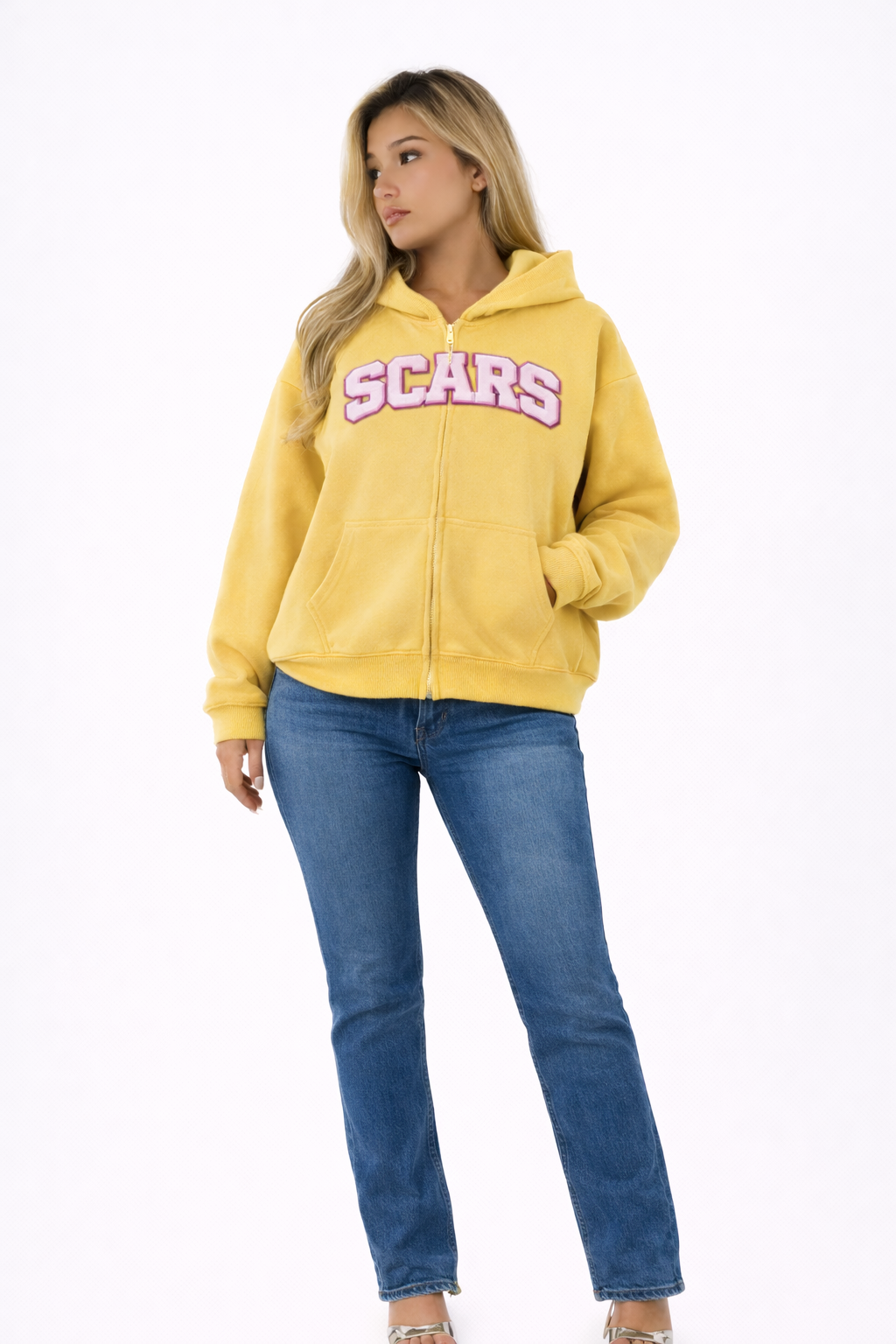 SCARS - Heavyweight Cropped Double-Zip Hoodie